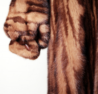 Christian Dior Marbled Mink Coat