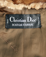Christian Dior Marbled Mink Coat