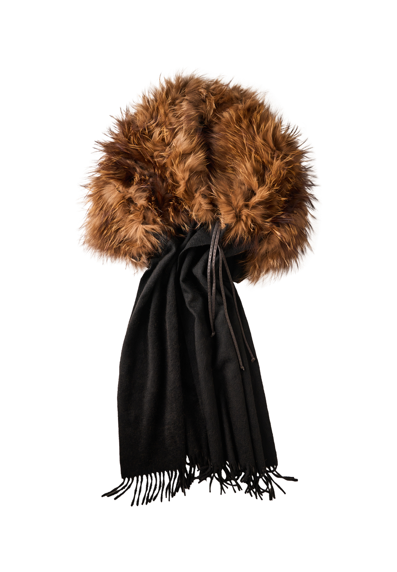 Fendi Fox Fur Cape Scarf