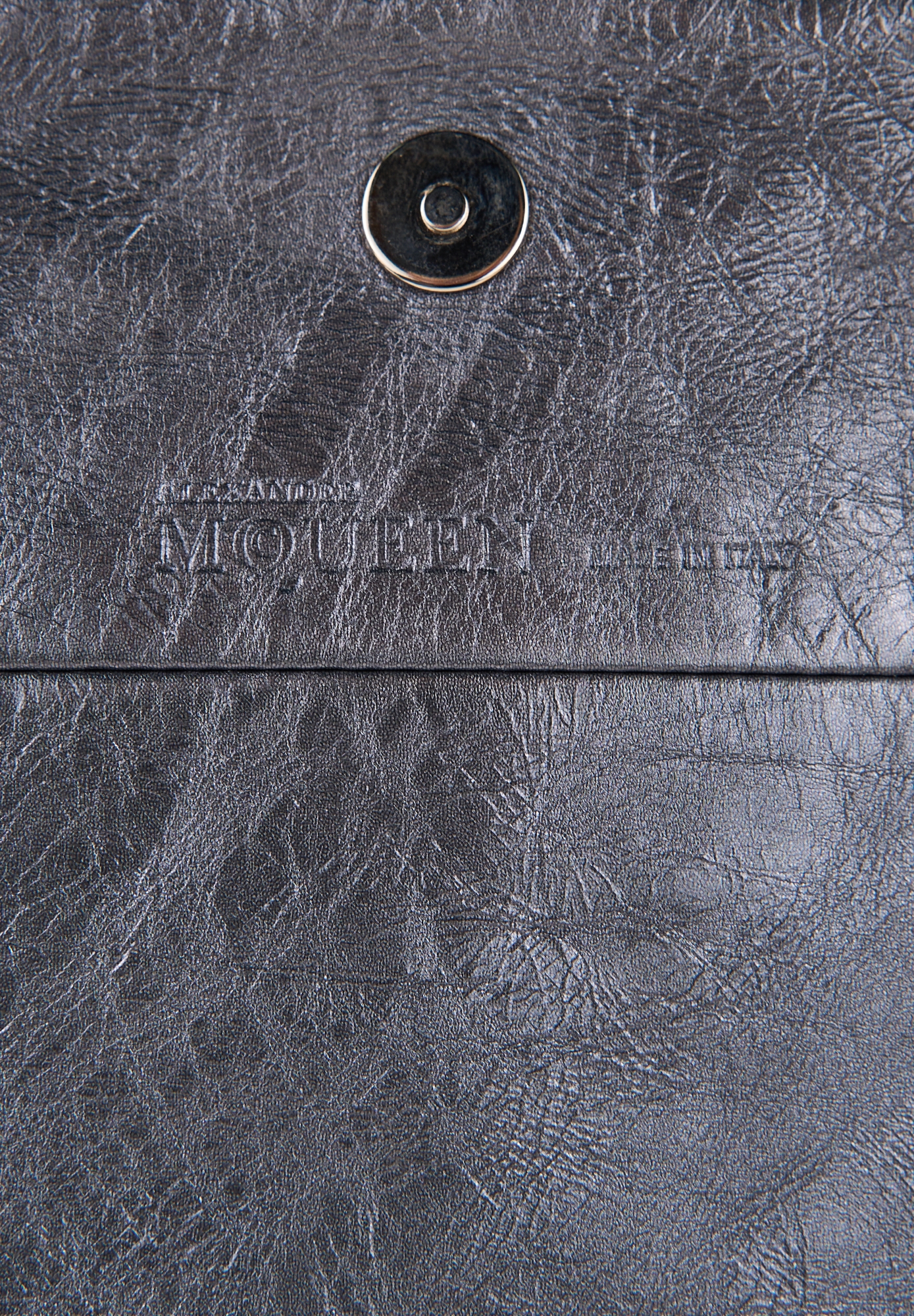 Alexander McQueen Silver Glove Clutch