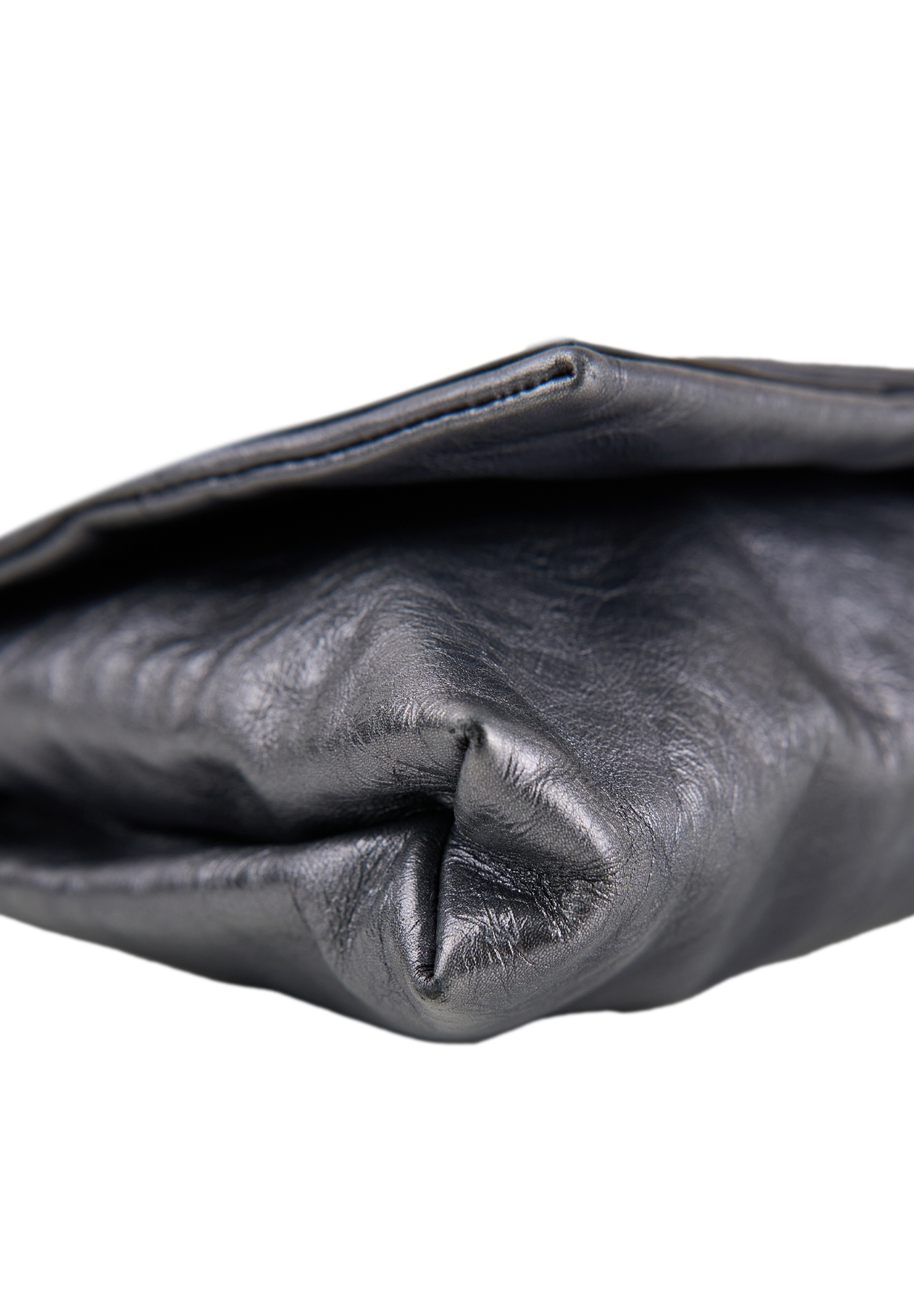 Alexander McQueen Silver Glove Clutch