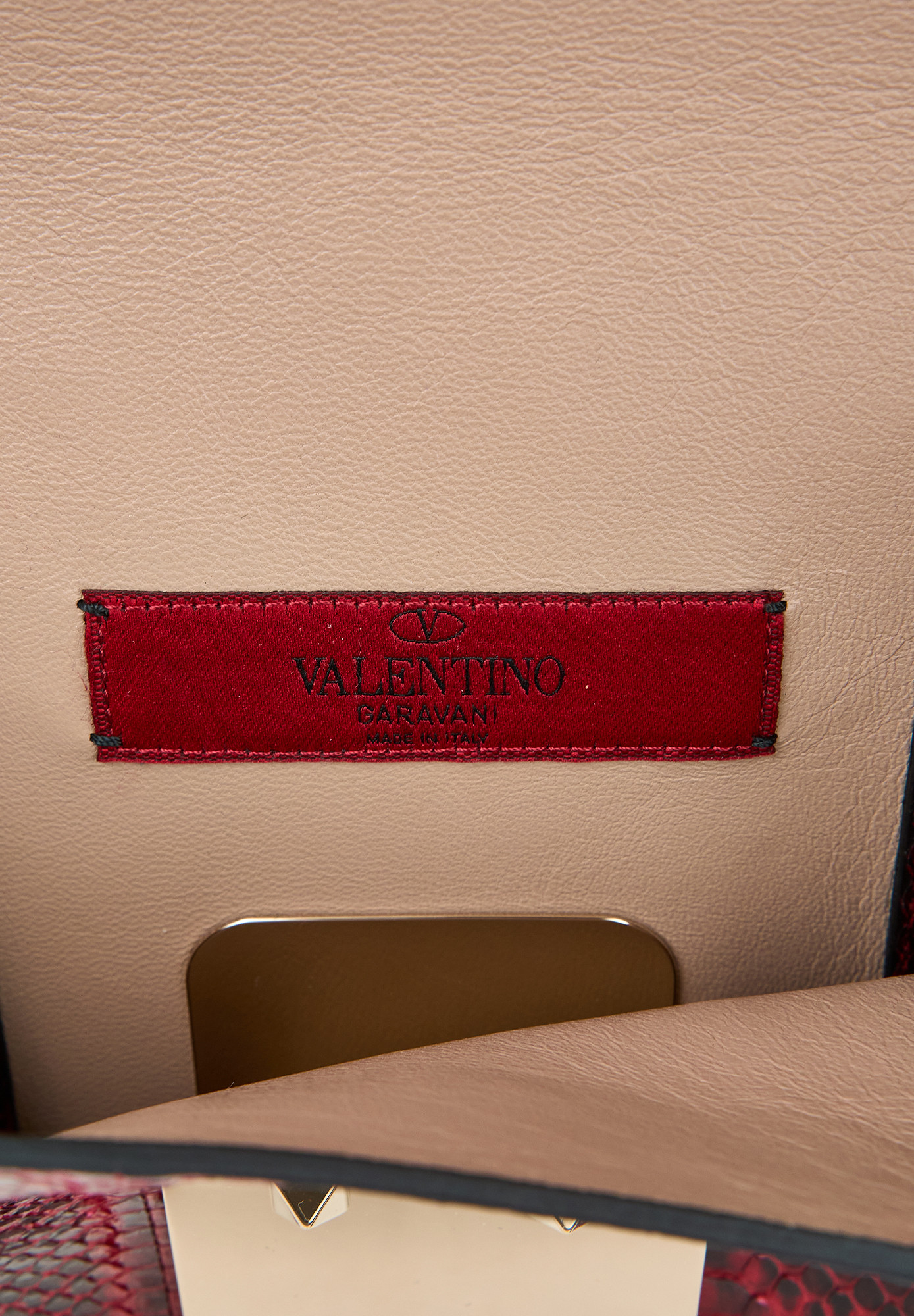 Valentino Snakeskin Clutch