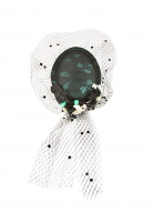 Veil and Flowers Hat