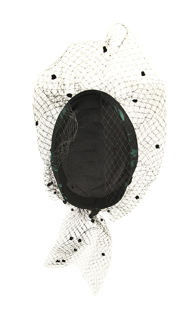 Veil and Flowers Hat