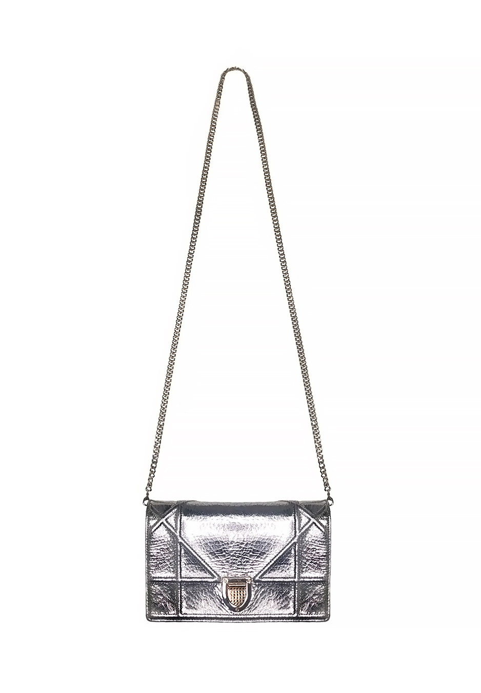 Christian Dior Diorama Silver Bag