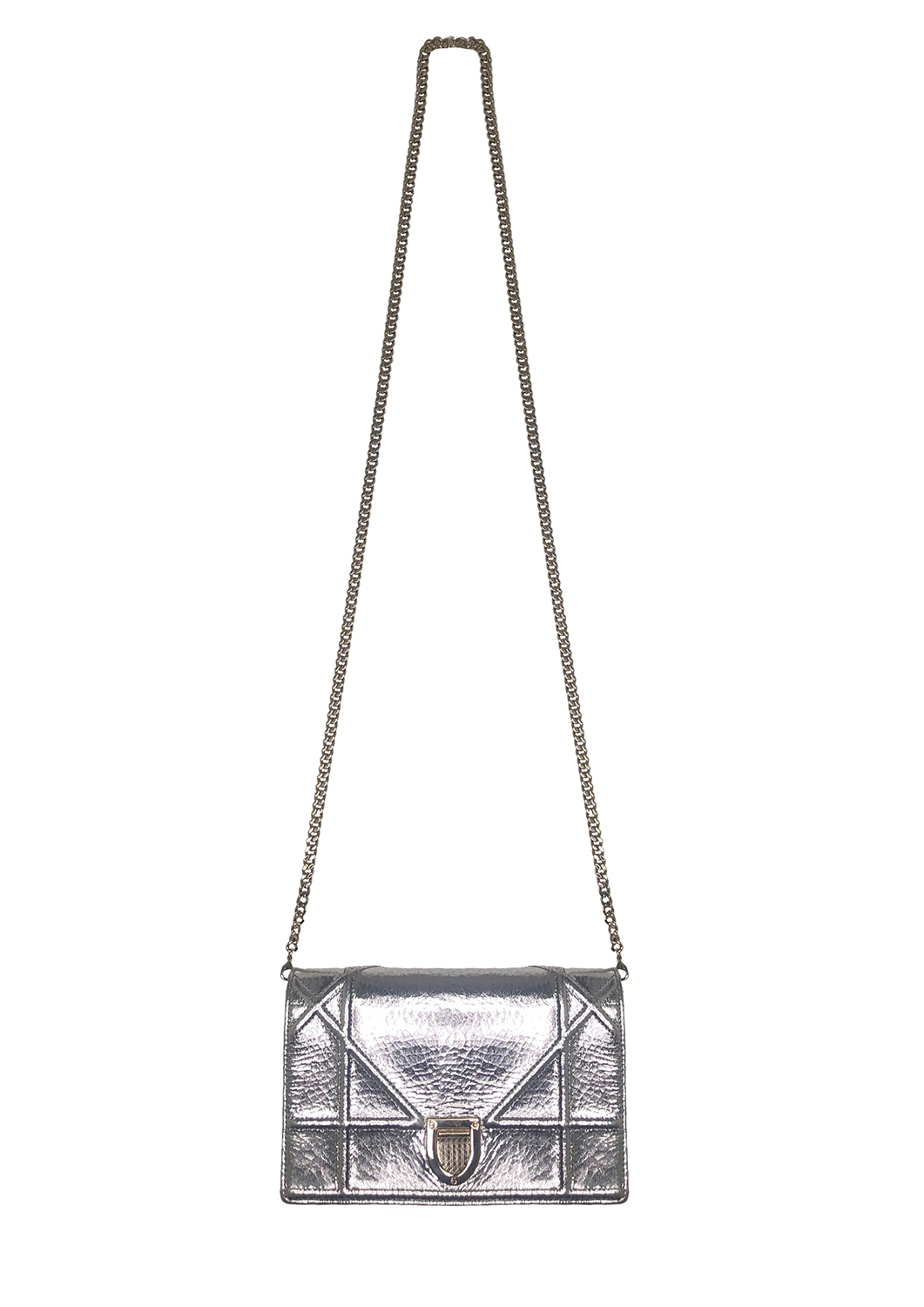 Christian Dior Diorama Silver Bag