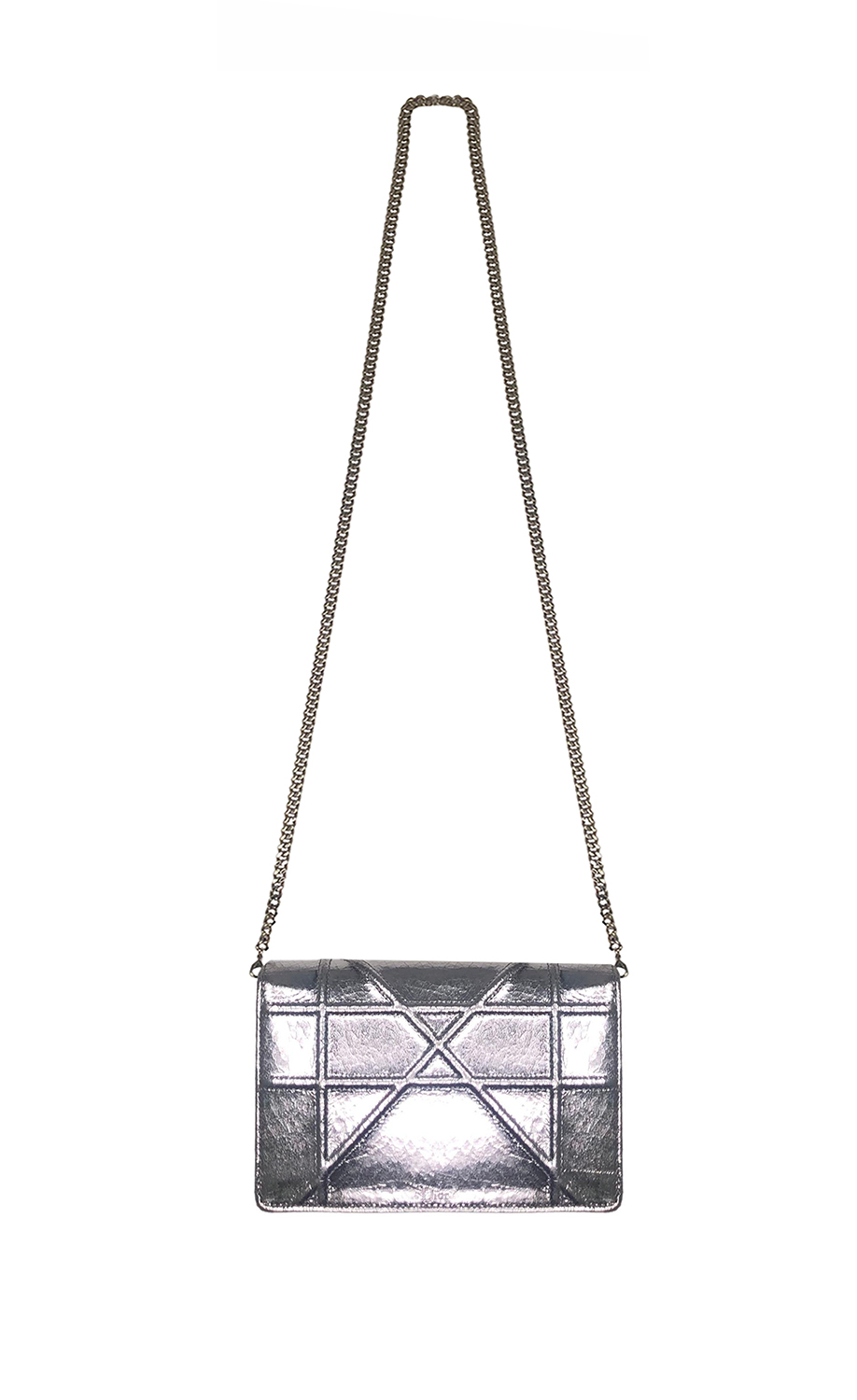 Christian Dior Diorama Silver Bag
