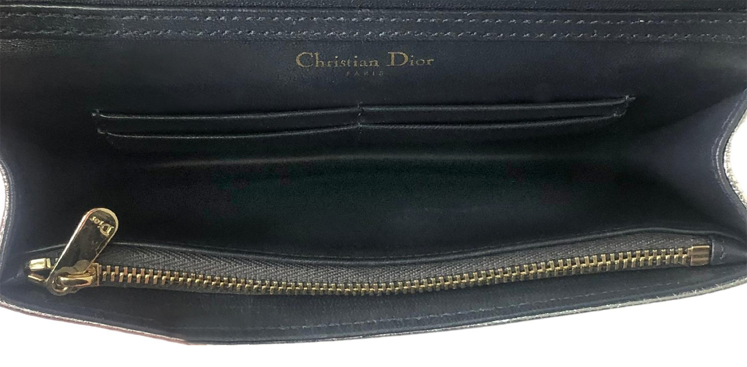 Christian Dior Diorama Silver Bag
