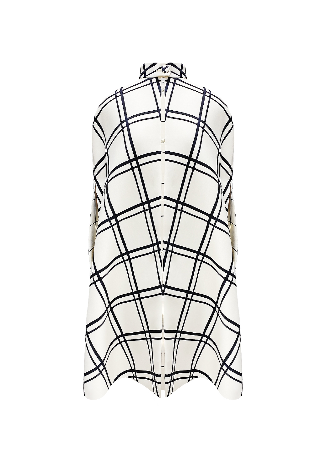 Valentino Checkered Cape