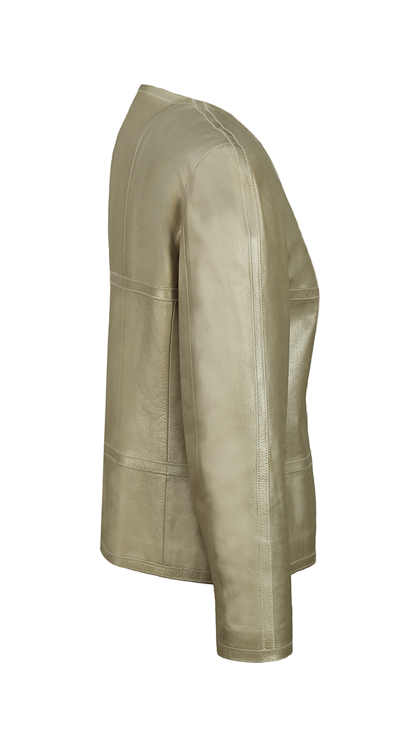 Chanel Golden Leather Jacket