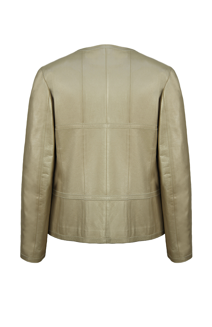 Chanel Golden Leather Jacket