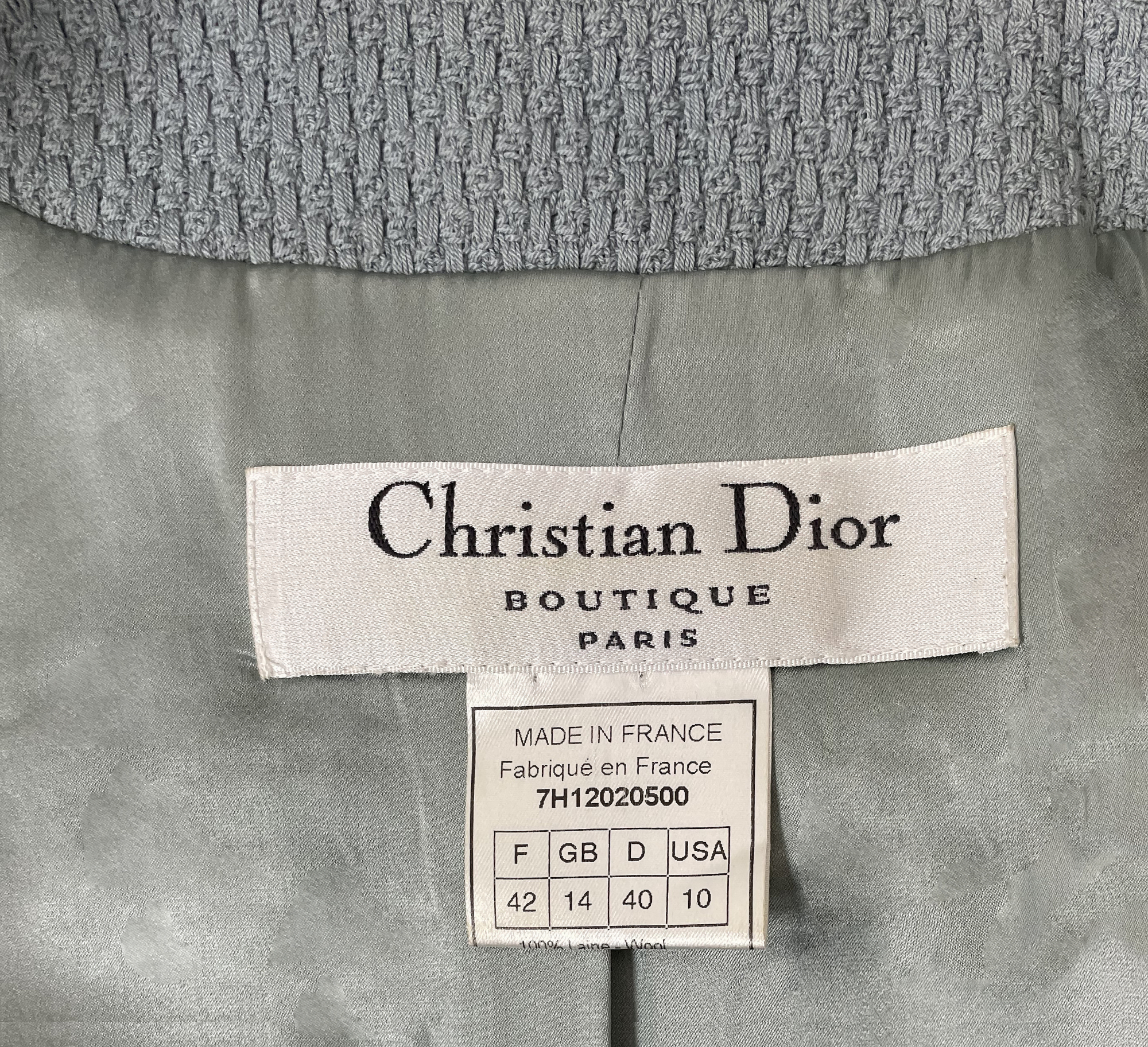 Christian Dior Blue Dress