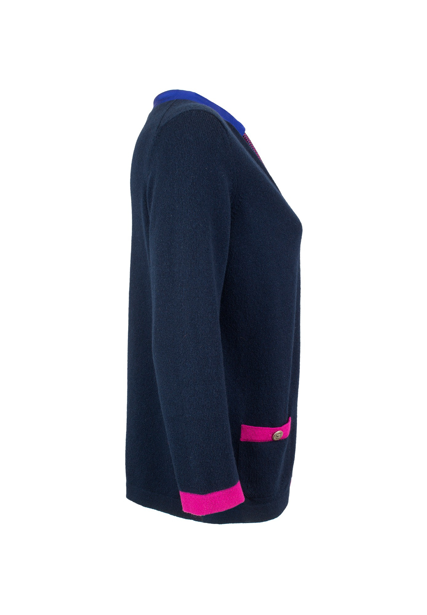 Chanel Blue Cashmere Cardigan