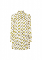 Gucci Silk Dress With Stirrup Print