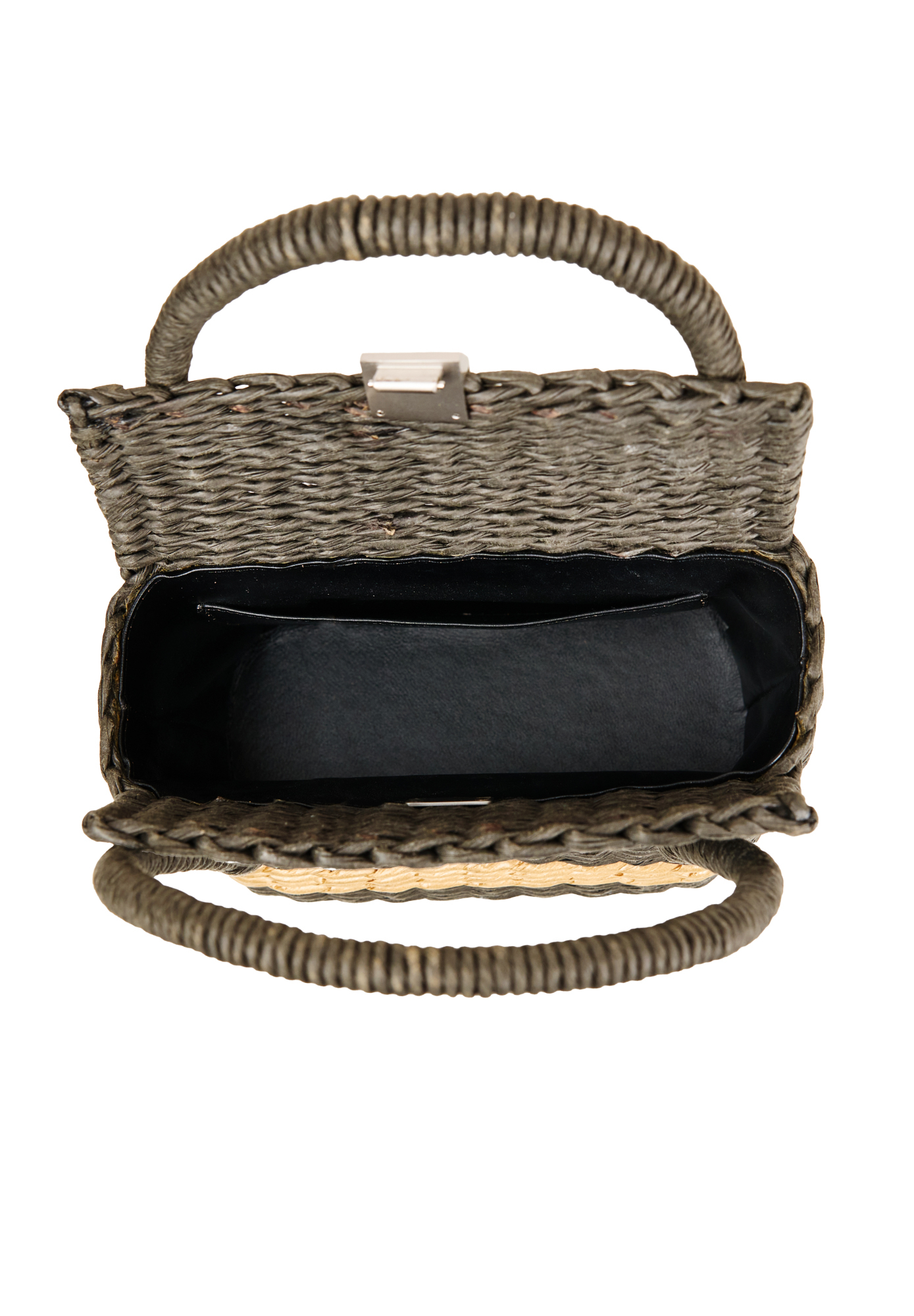 Chanel Grey Woven Bag