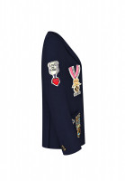 Valentino Navy Blue Jacket with Applique