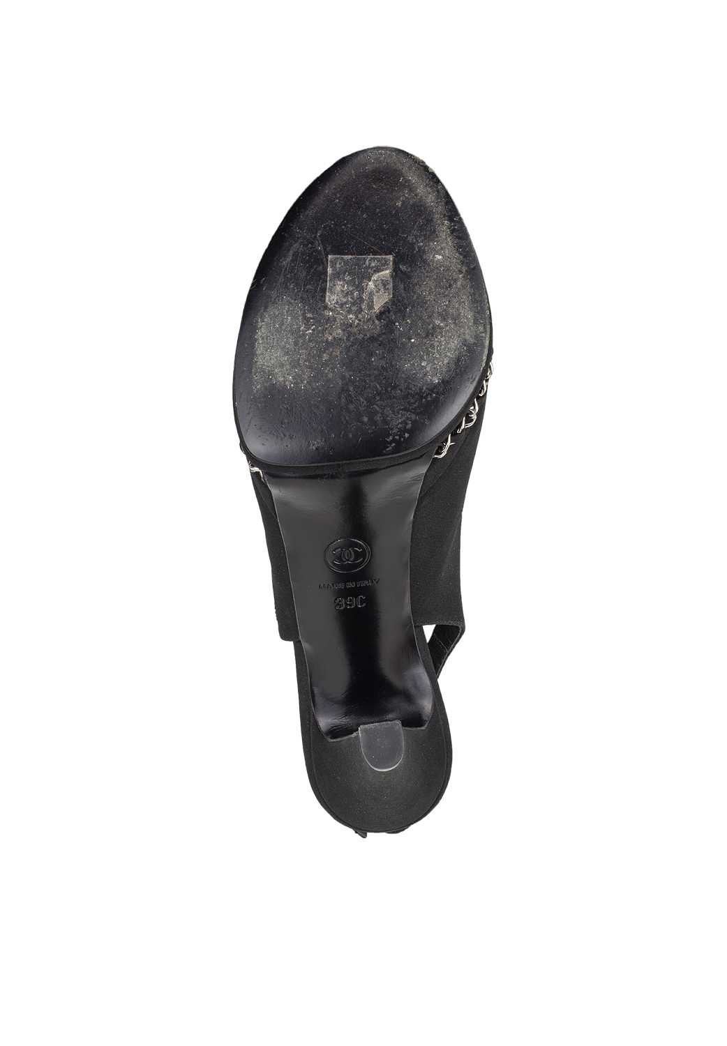 Chanel Platform Heel Black Shoes