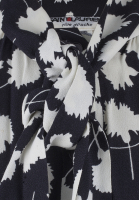 Saint Laurent Black and White Print Dress