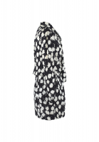 Saint Laurent Black and White Print Dress