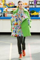 Chanel Green Wool Coat