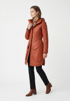 Hermès Terracotta Leather Coat