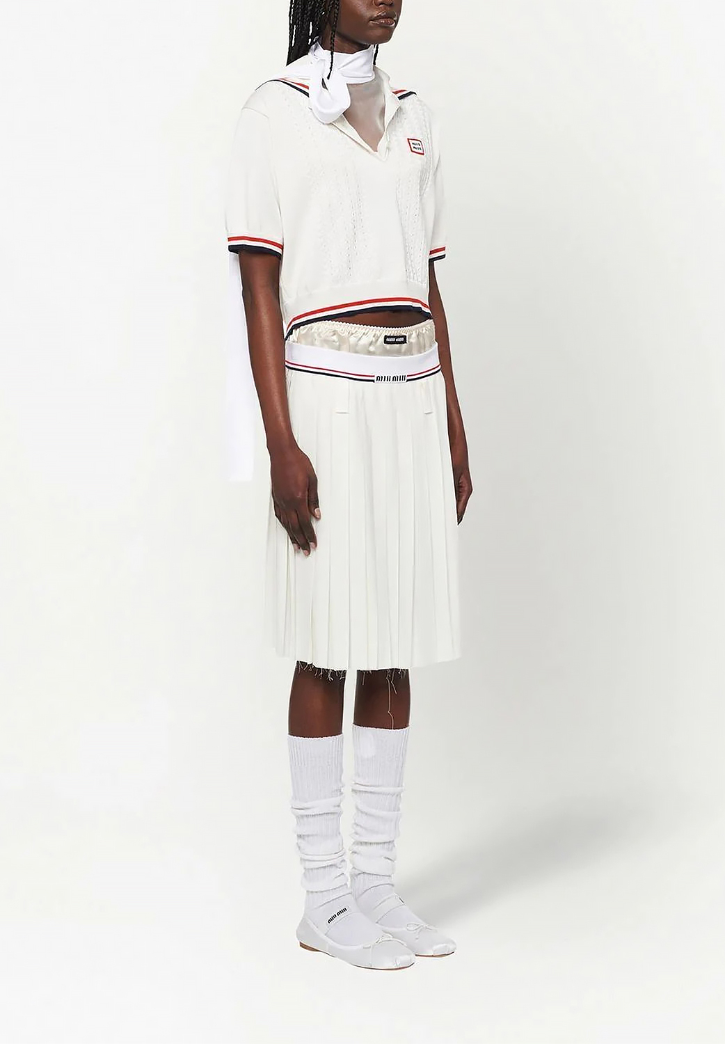 Miu Miu White Skirt 