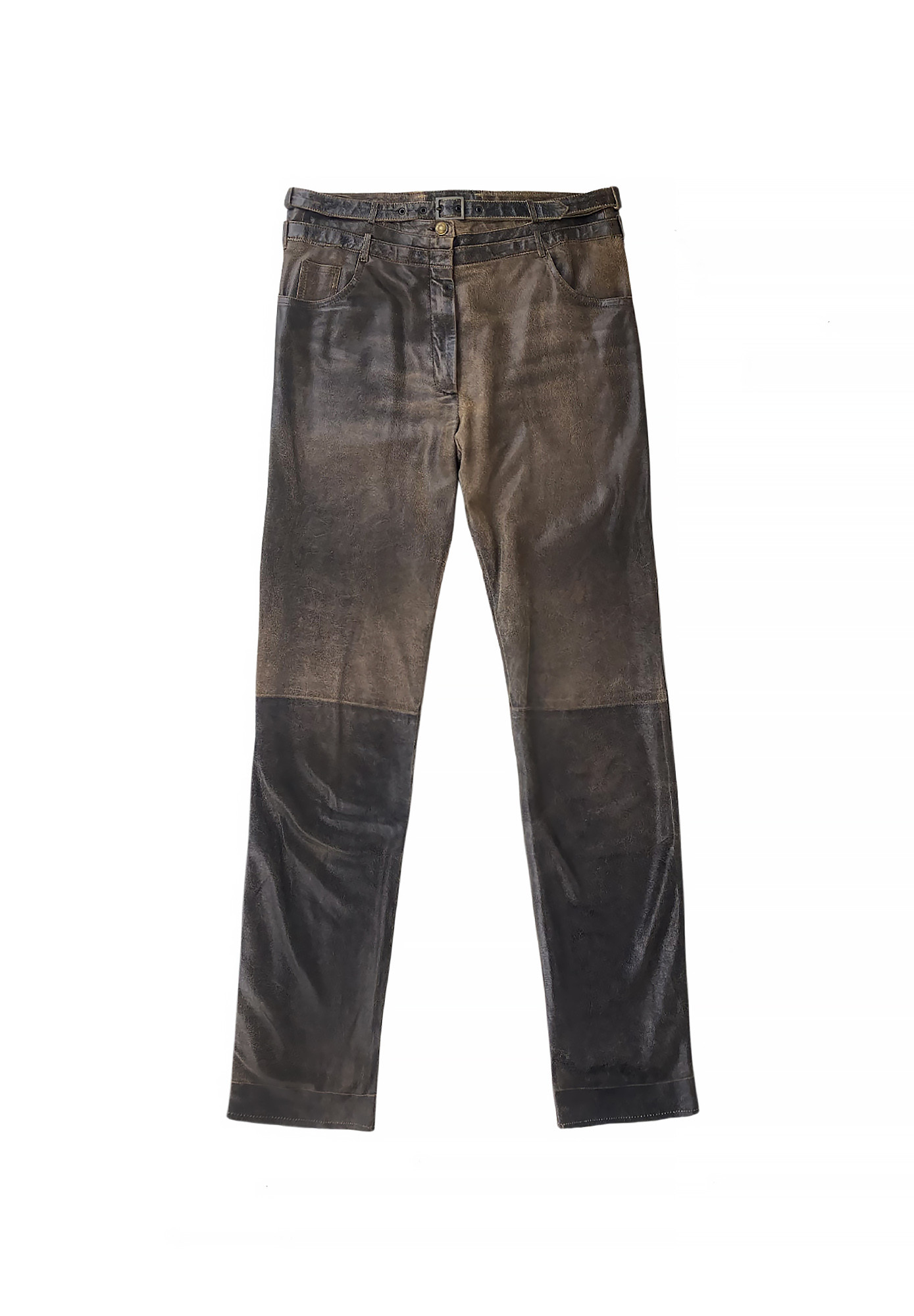 Christian Dior Brown Leather Pants
