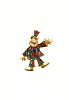 Clown Brooch
