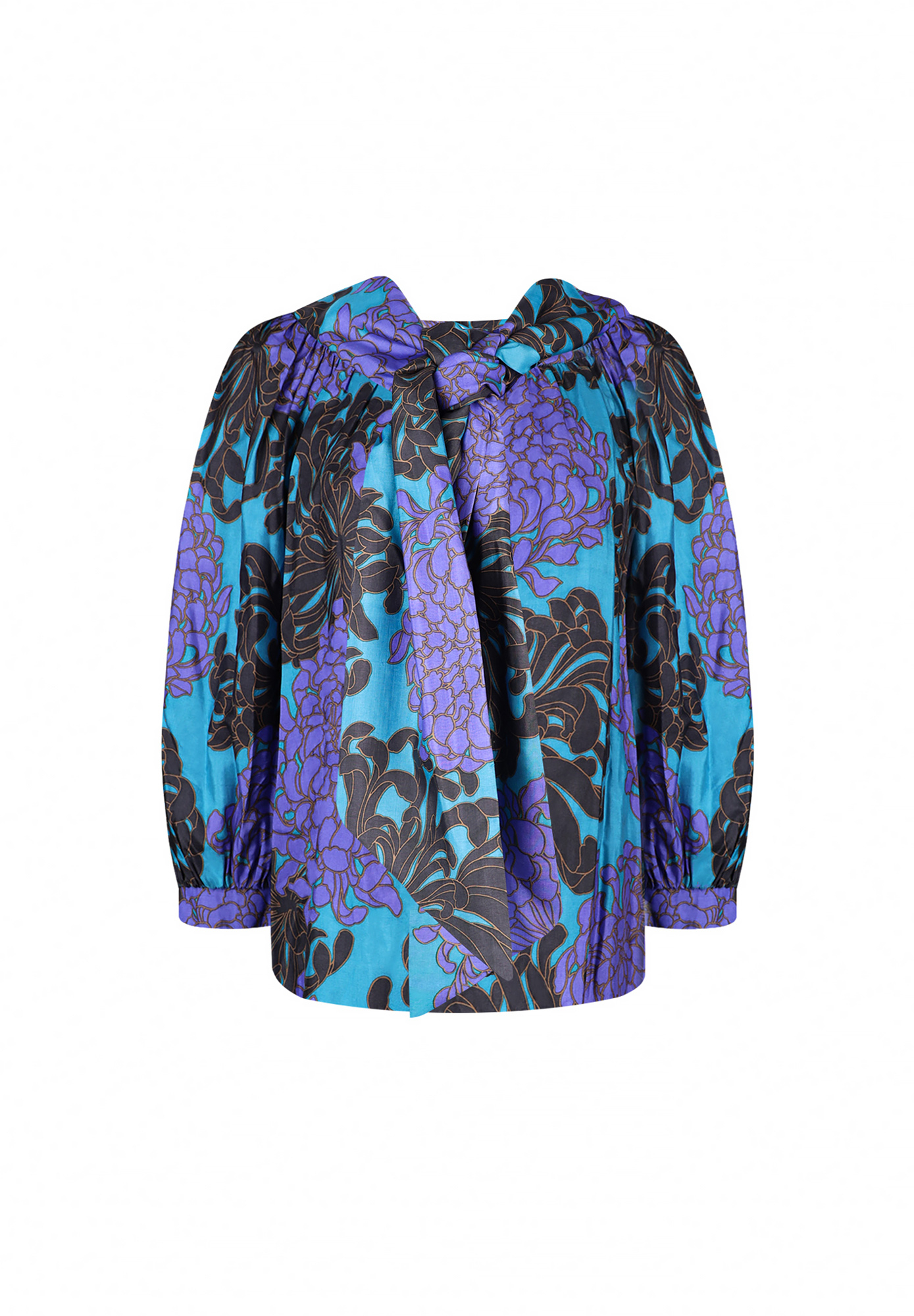 Saint Laurent Blouse With Flowers