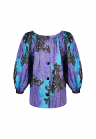 Saint Laurent Blouse With Flowers