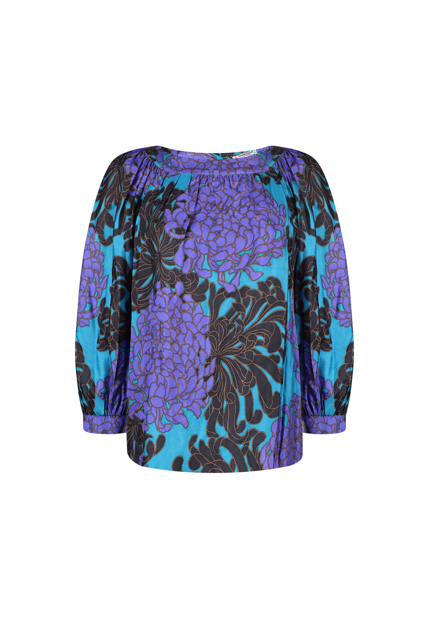 Saint Laurent Blouse With Flowers