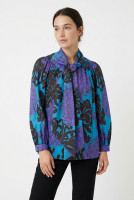 Saint Laurent Blouse With Flowers