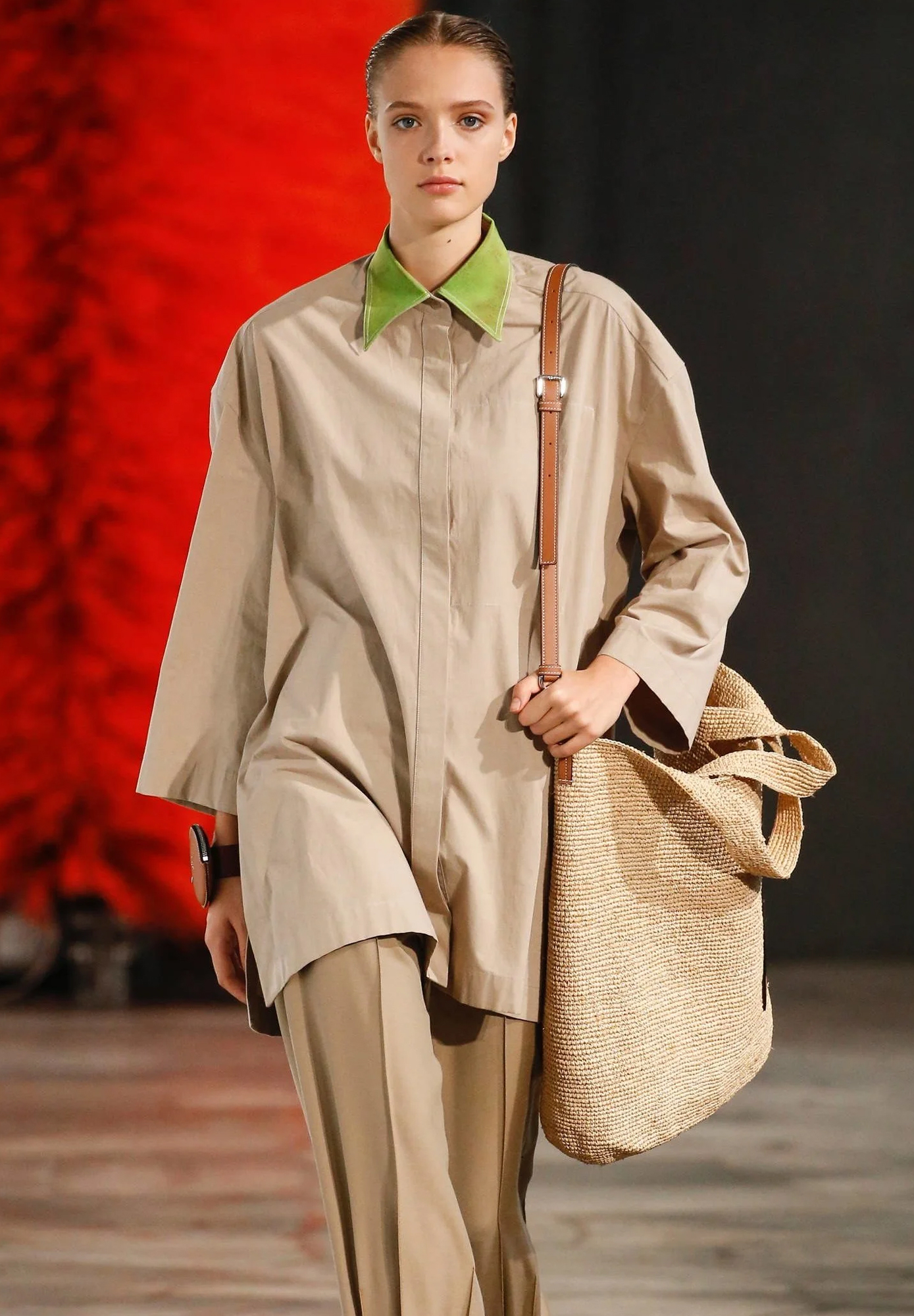 Loewe woven tote bag