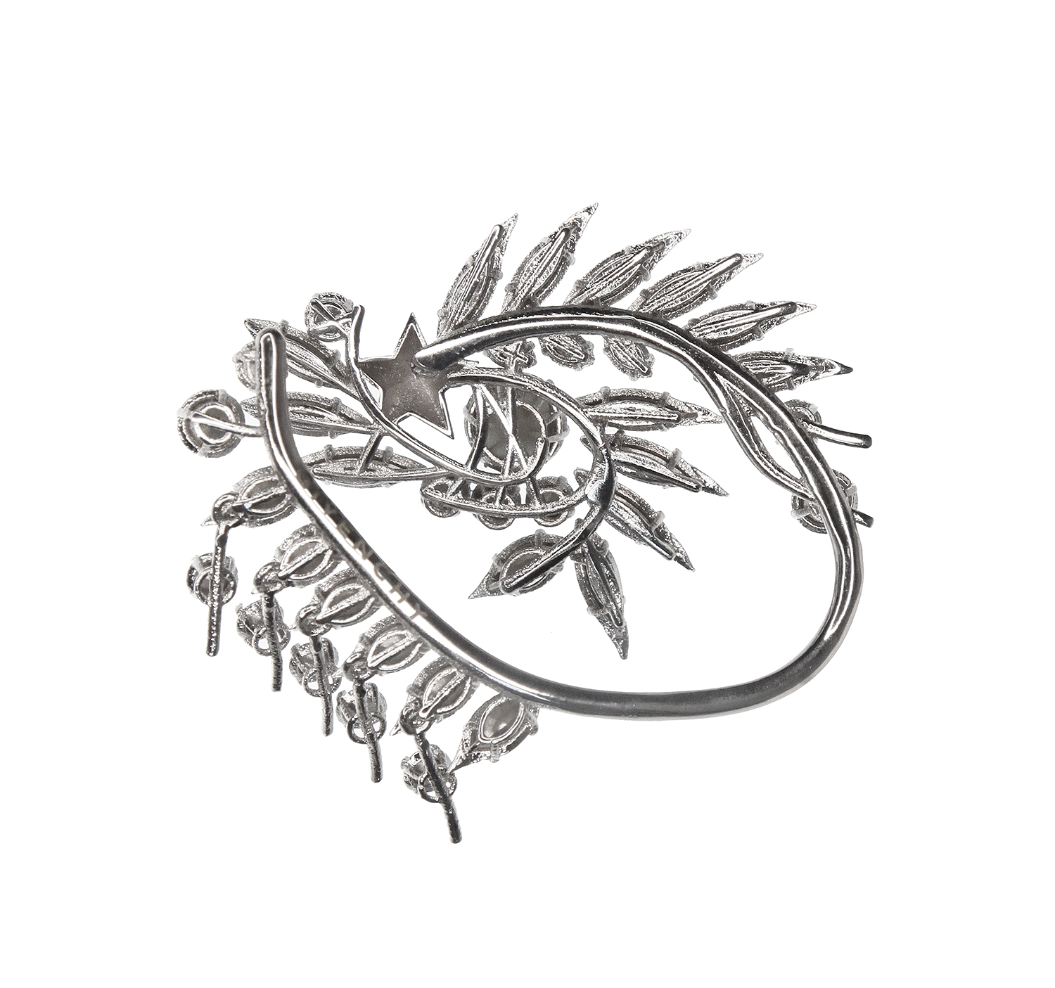 Givenchy Crystals Earrings Cuff