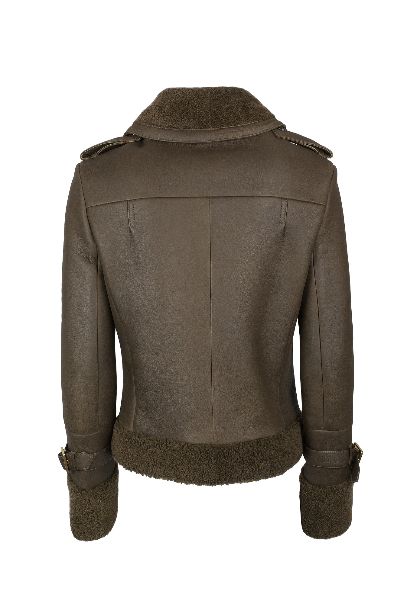 Brown Christian Dior Shearling Jacket