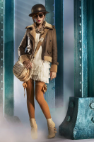 Brown Christian Dior Shearling Jacket