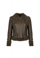 Brown Christian Dior Shearling Jacket