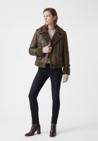 Brown Christian Dior Shearling Jacket