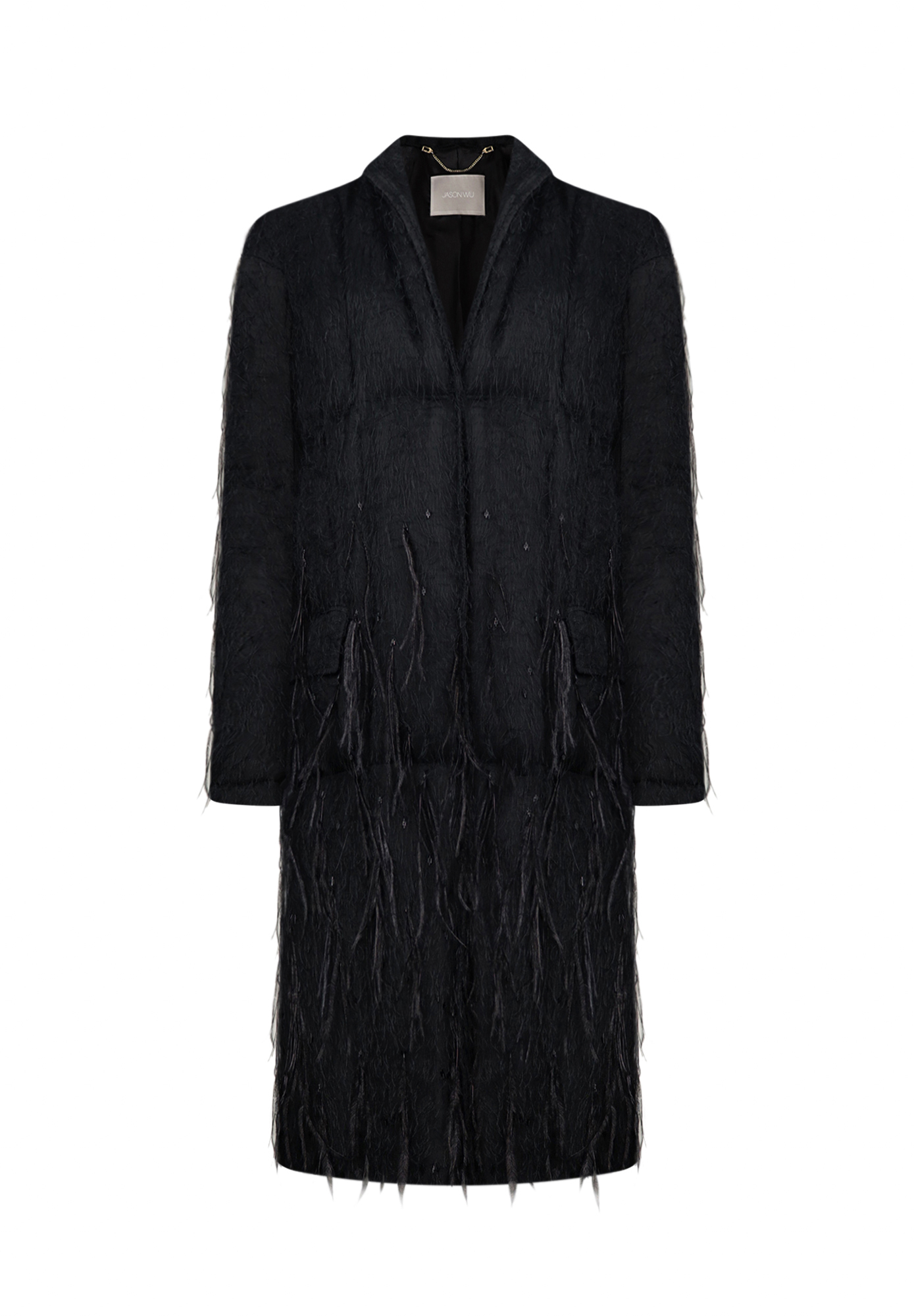 Jason Wu Down Coat With Ostrich Feathers