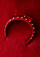 Prada Red Oversized Headband