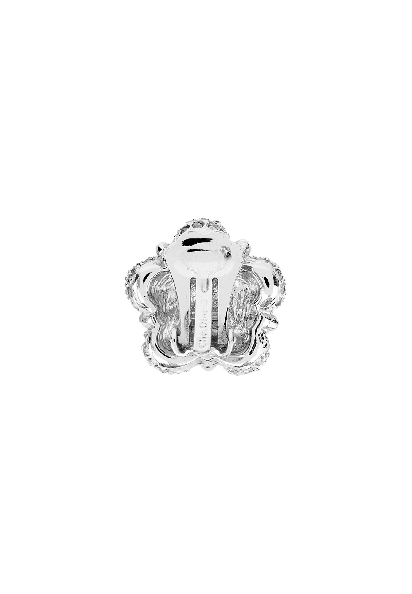 Christian Dior Flower Clip-on Earrings
