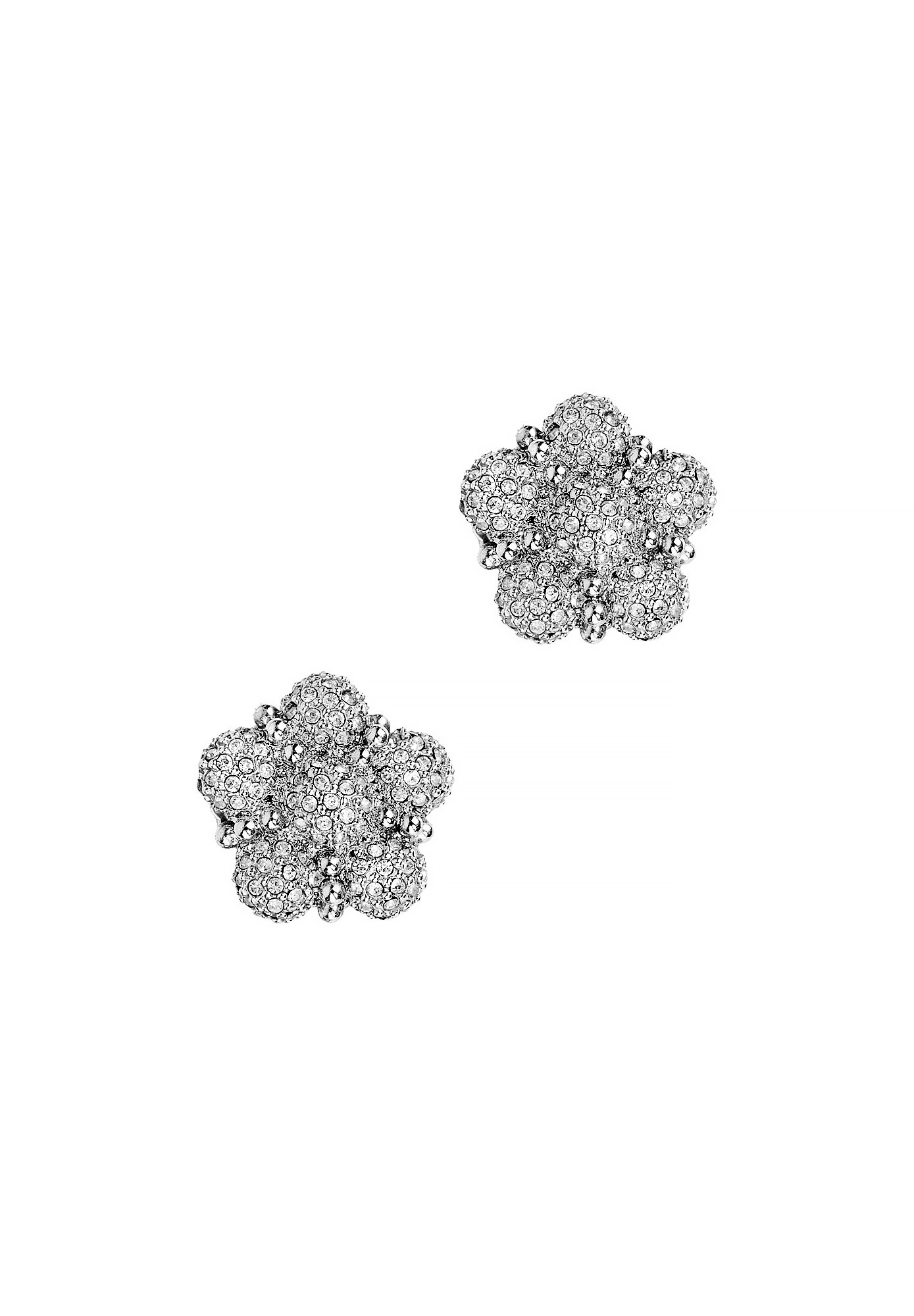 Christian Dior Flower Clip-on Earrings