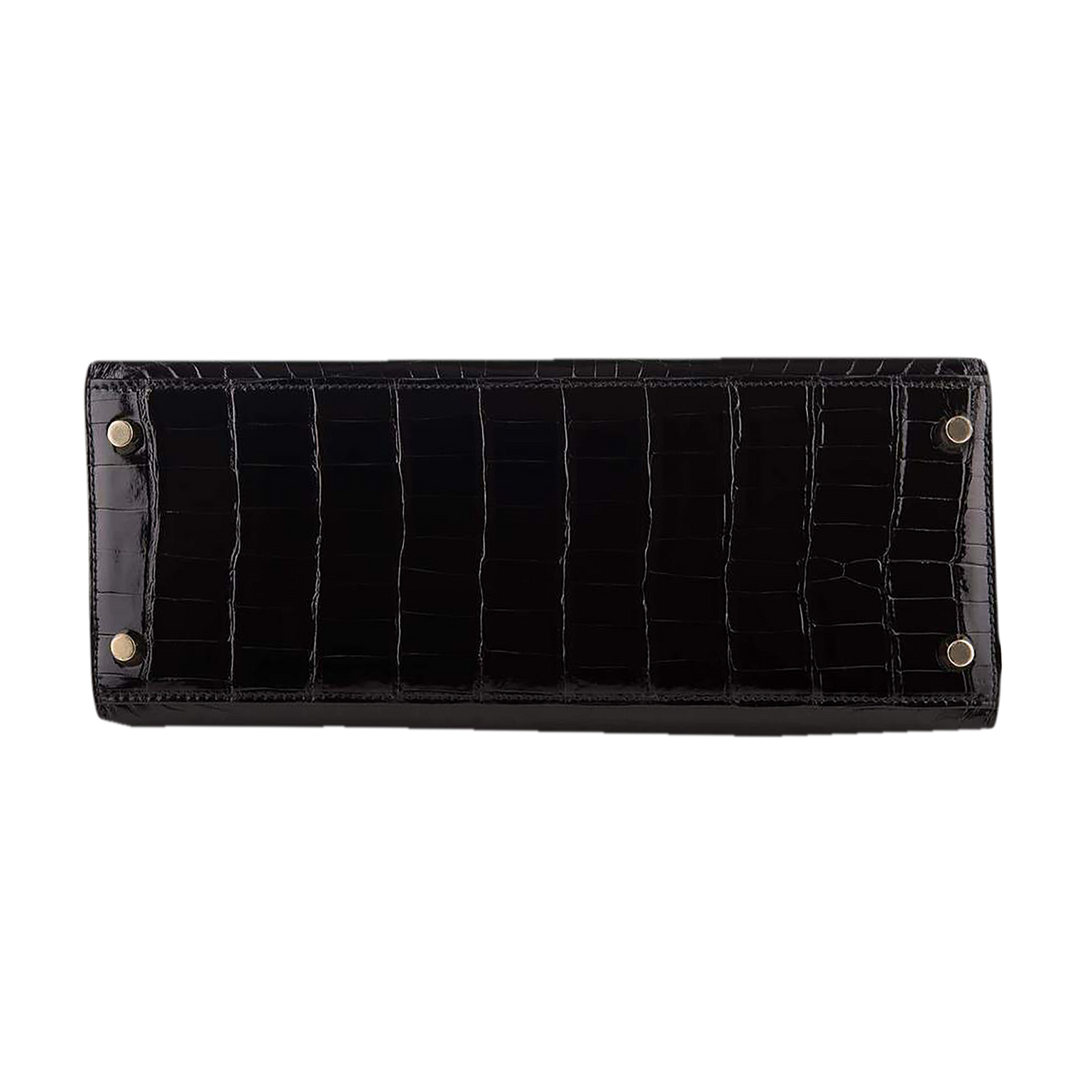 Hermès Kelly 28 Noir Niloticus Bag