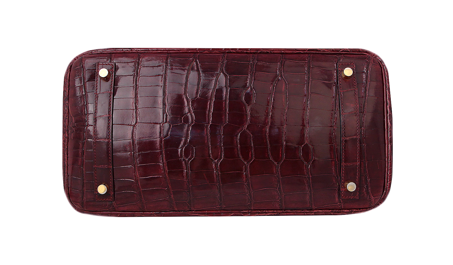 Hermès Birkin 35 Bourgogne Porosus Crocodile Bag