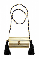 Yves Saint Laurent Golden Clutch with Tassels
