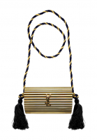 Yves Saint Laurent Golden Clutch with Tassels