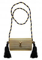 Yves Saint Laurent Golden Clutch with Tassels