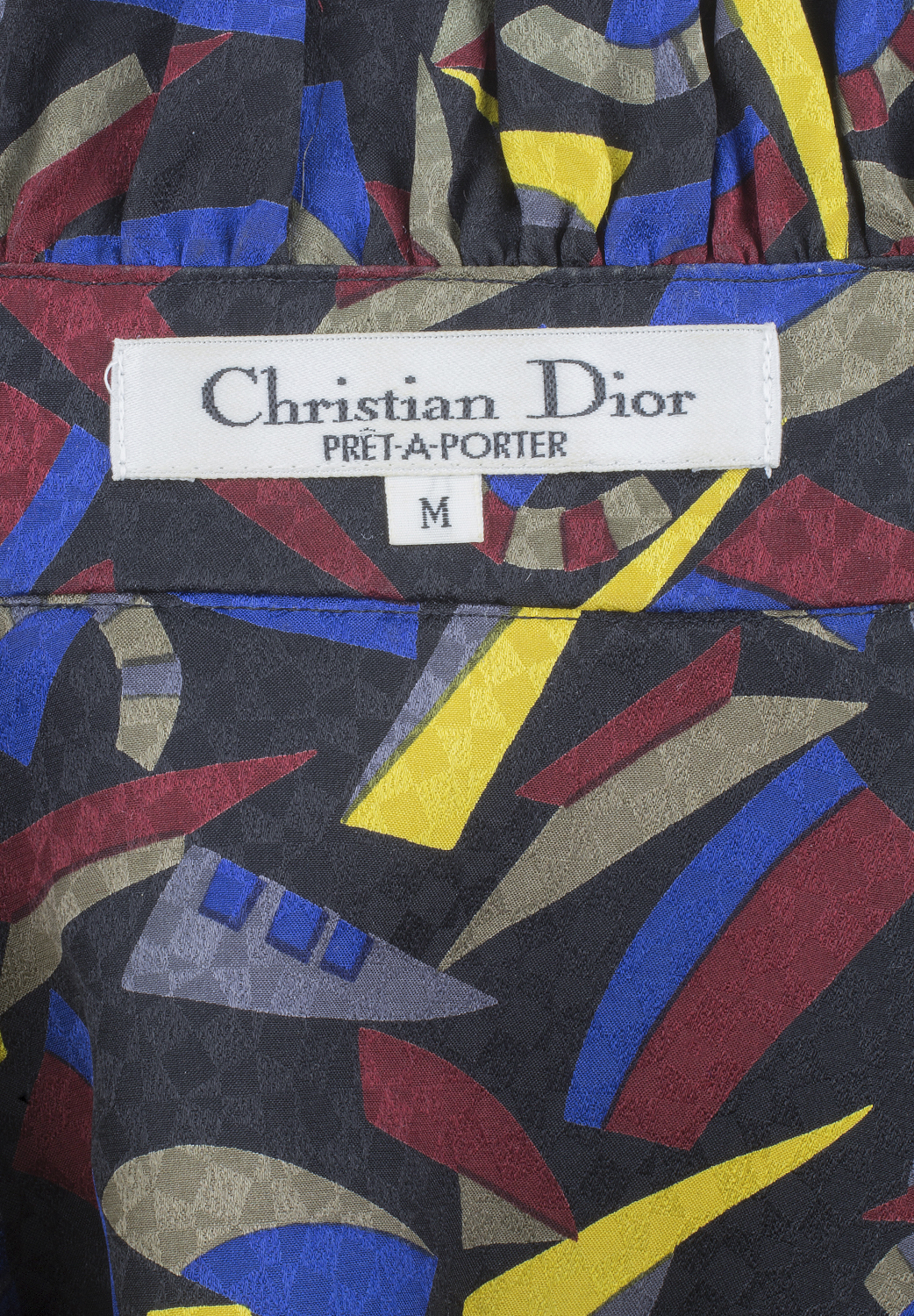 Christian Dior Printed Silk Blouse