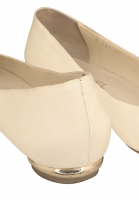 Chanel Beige Cameo Ballerinas