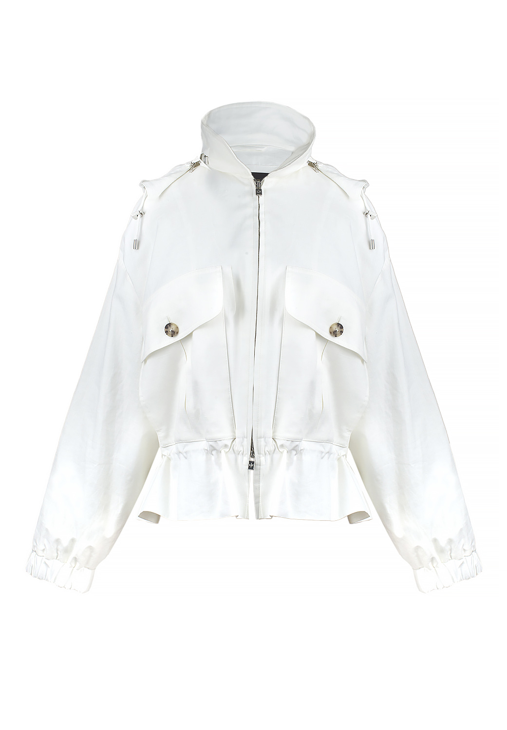 Белая ветровка Loro Piana 